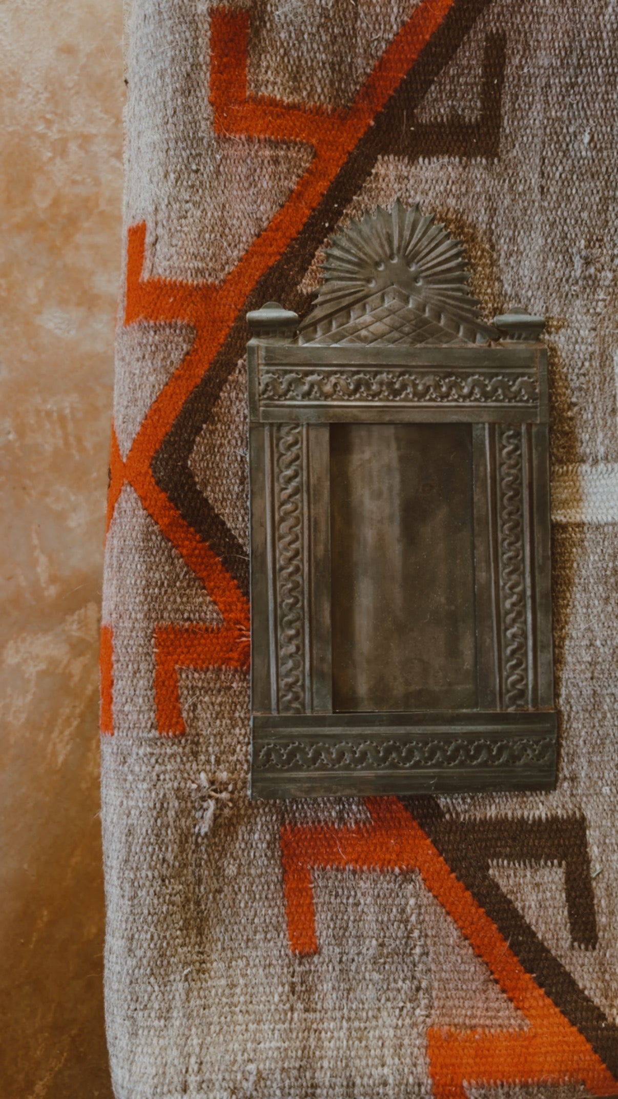 Vintage Silver Mexican Frame