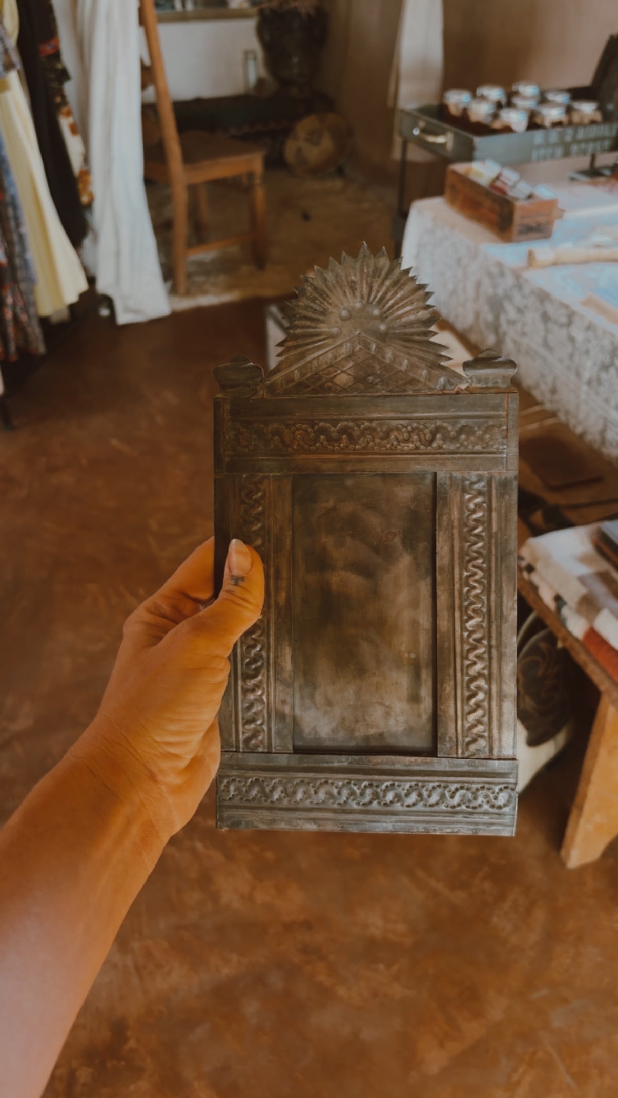 Vintage Silver Mexican Frame