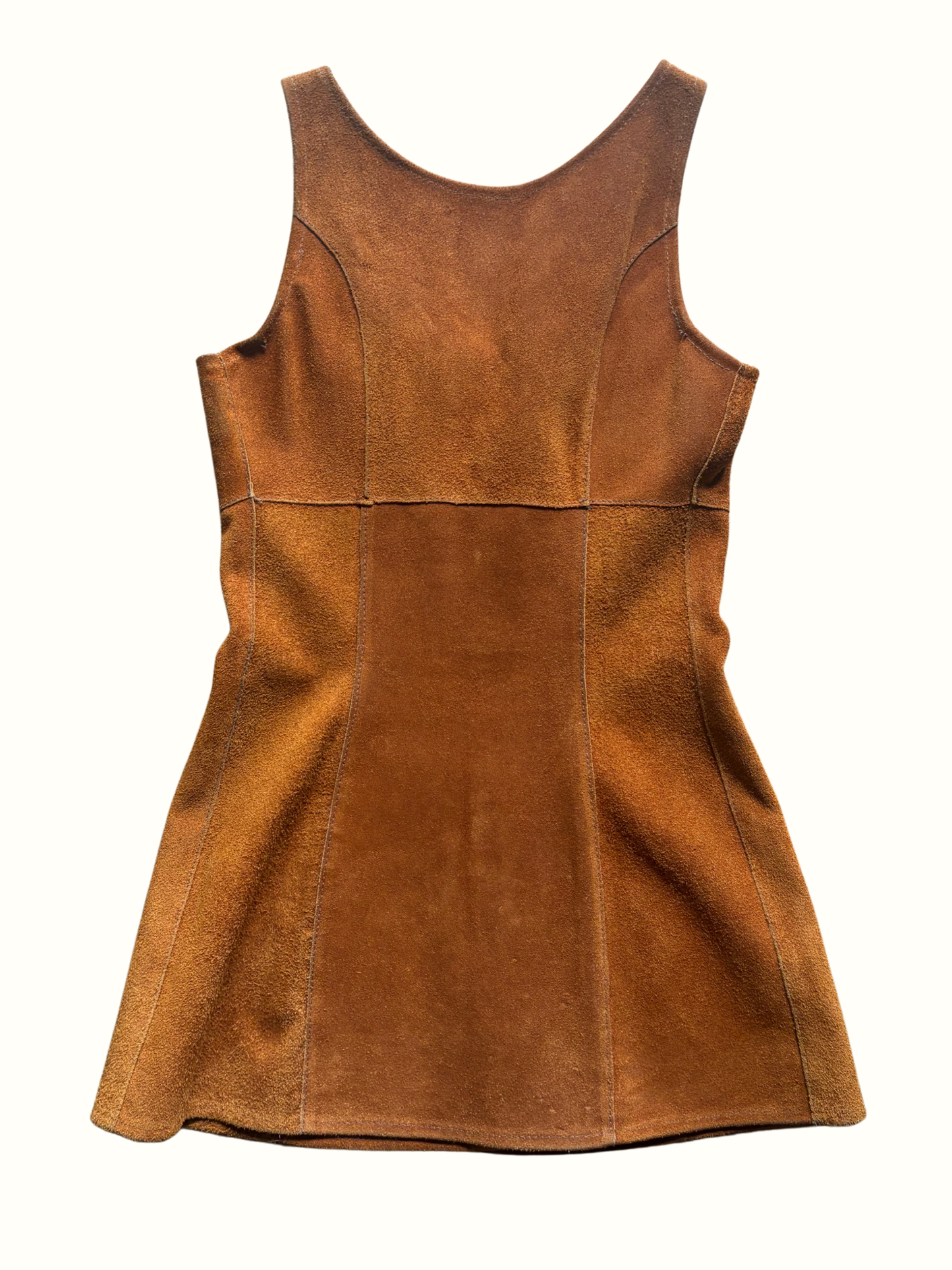 Vintage Suede Mini Dress