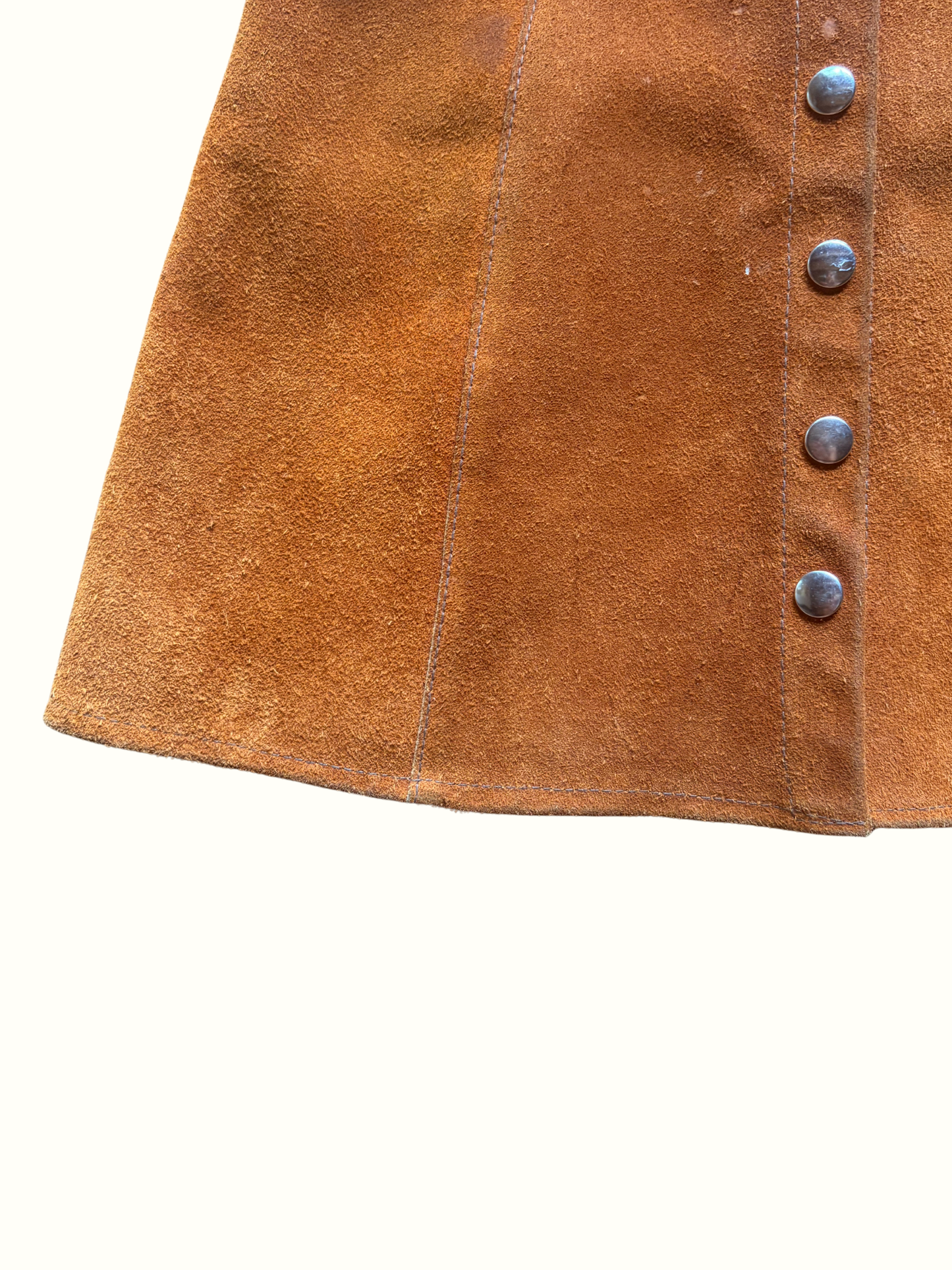 Vintage Suede Mini Dress