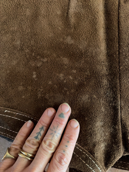 Vintage Suede Hot Pants