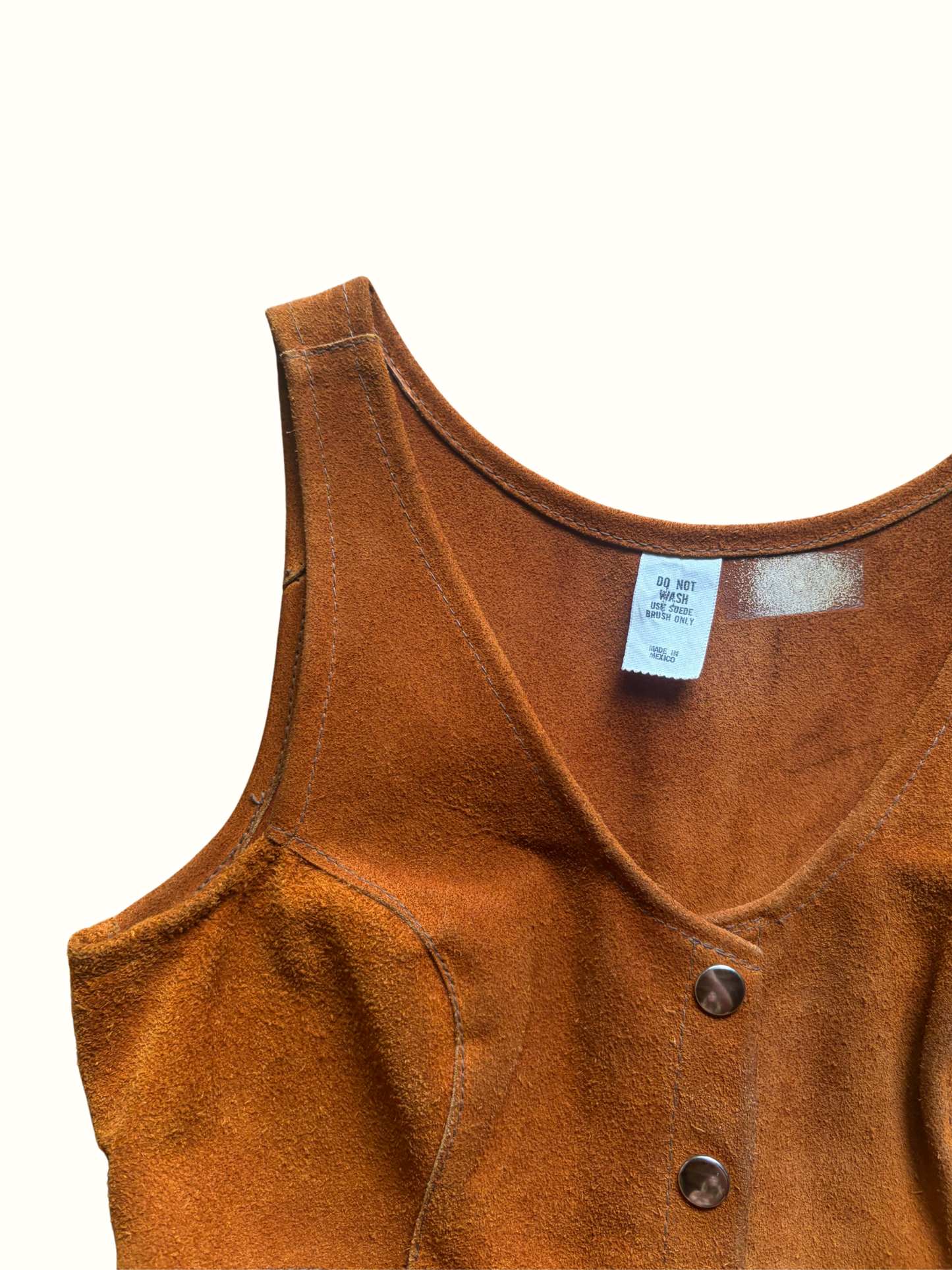 Vintage Suede Mini Dress