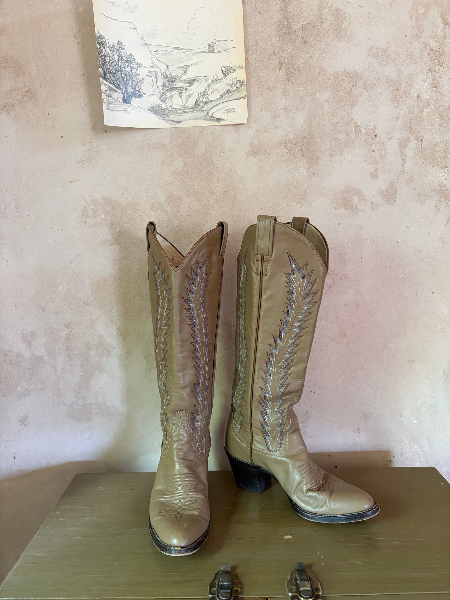 Vintage Larry Mahan Boots