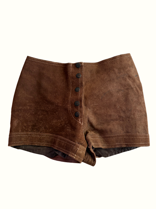 Vintage Suede Hot Pants