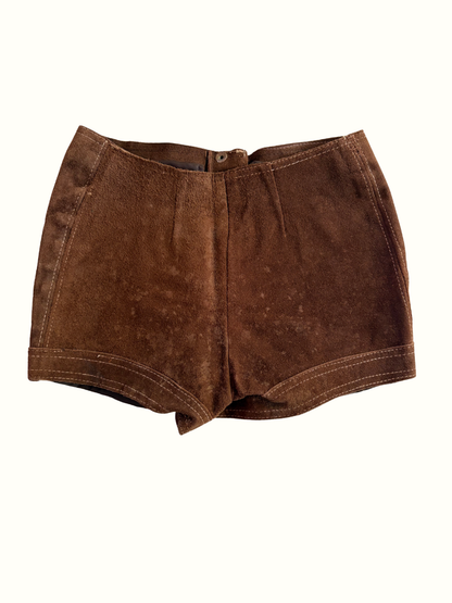 Vintage Suede Hot Pants