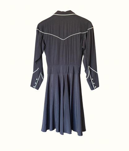 Vintage Pearl Snap Dress