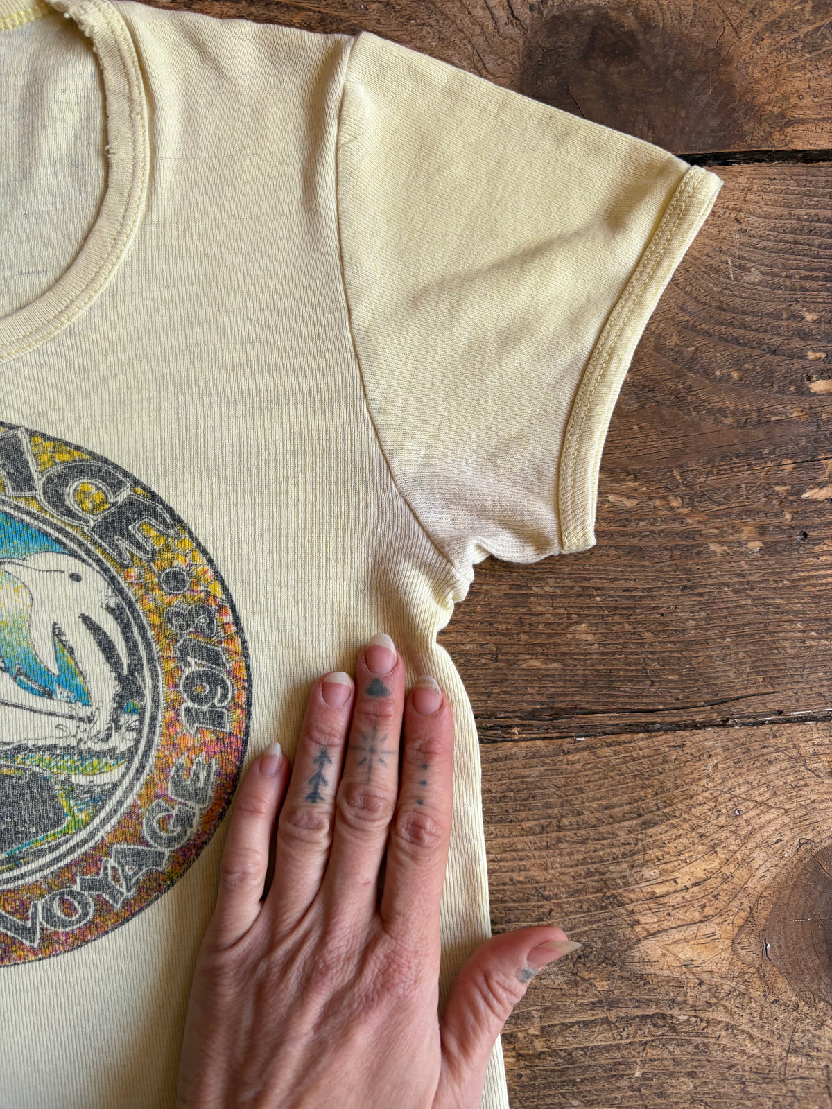 Vintage Green Peace Tee
