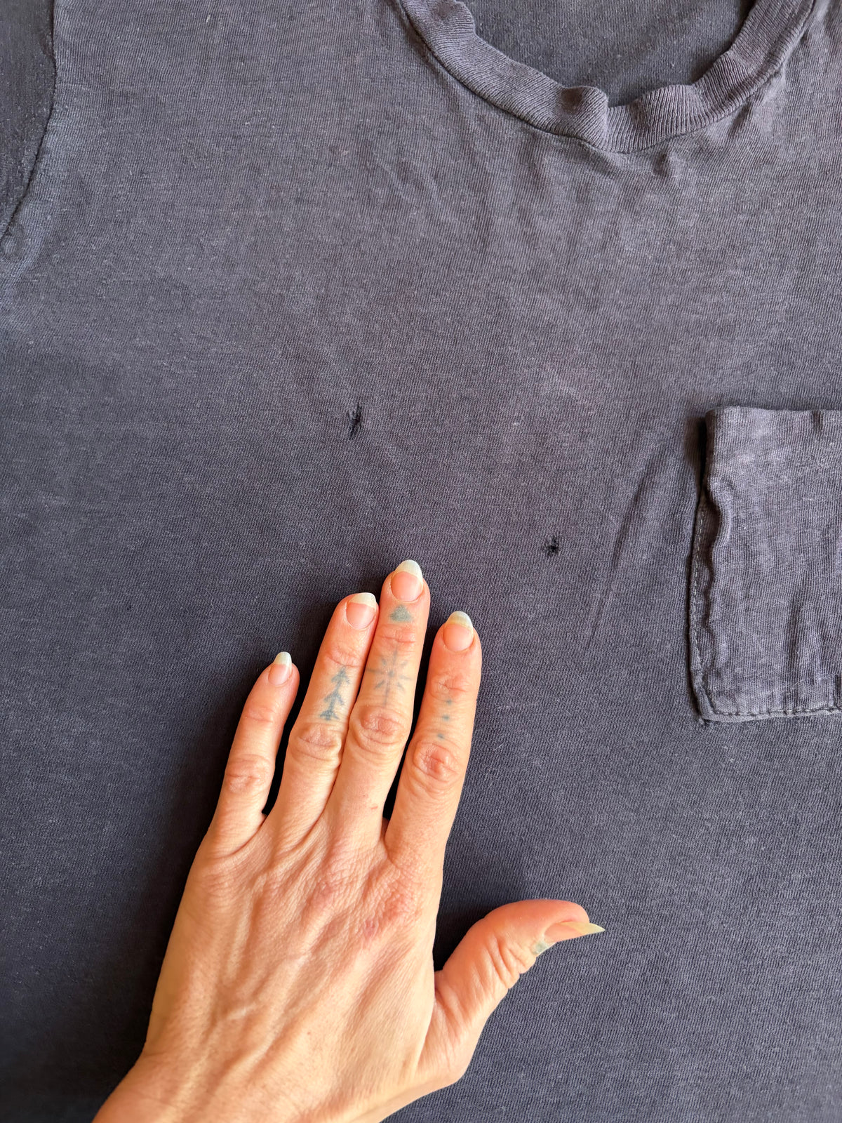 Black Pocket Tee