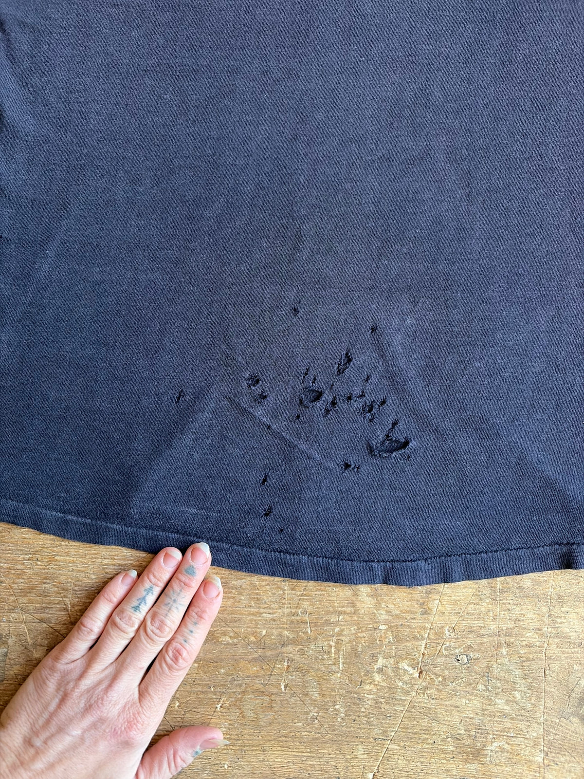 Black Pocket Tee