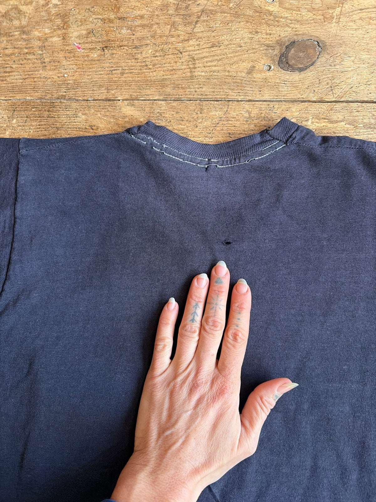 Black Pocket Tee