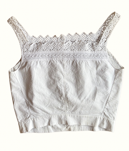 Edwardian Eyelet Corset Cover