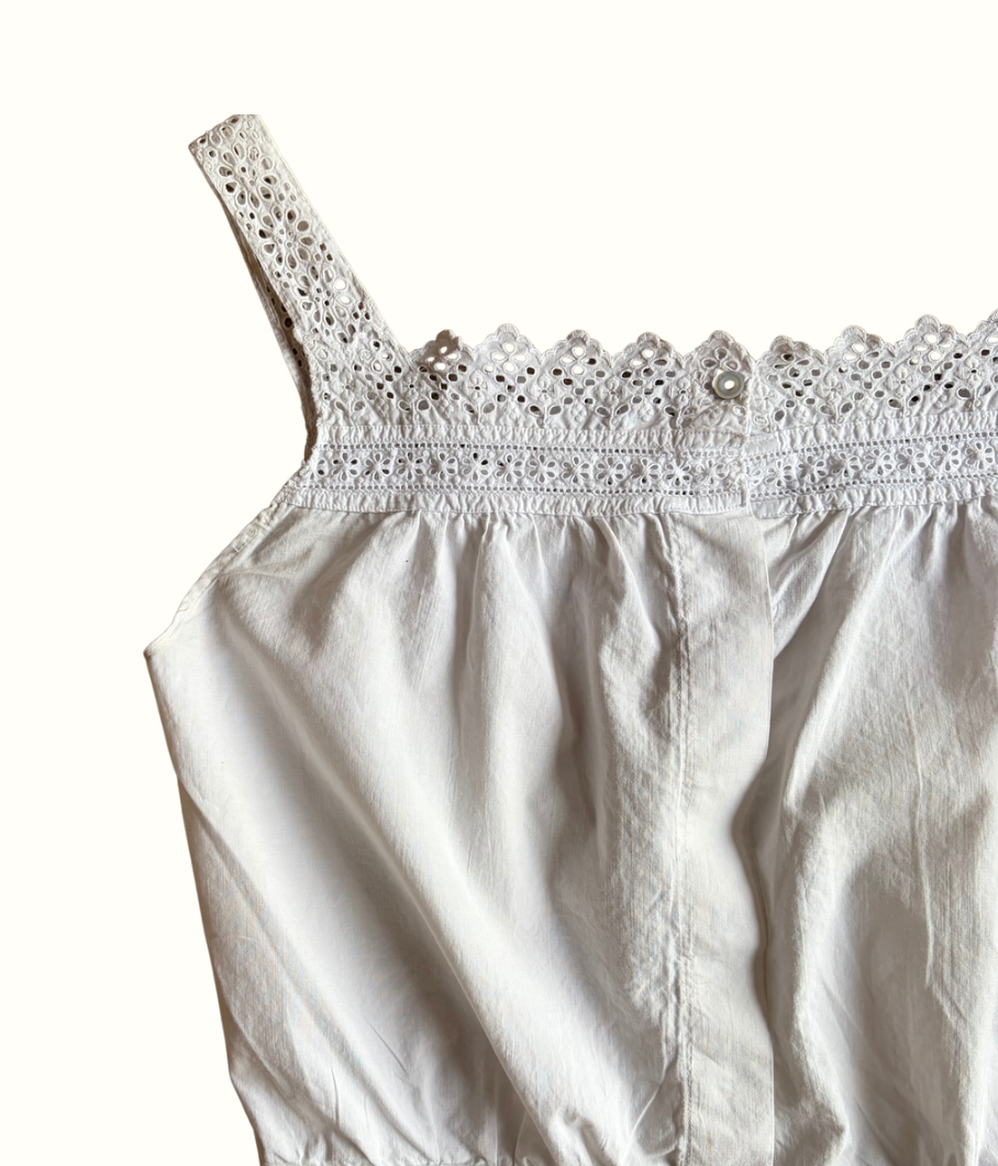 Edwardian Eyelet Corset Cover