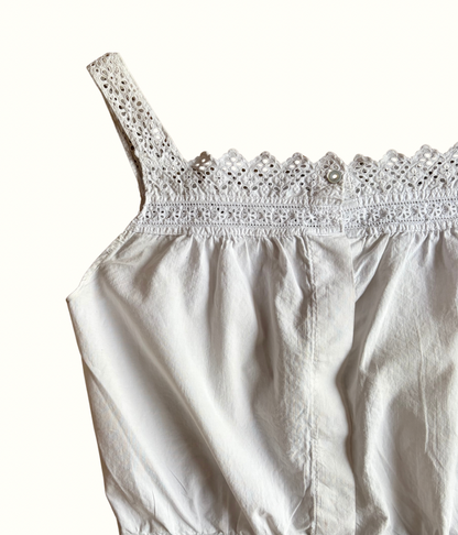 Edwardian Eyelet Corset Cover