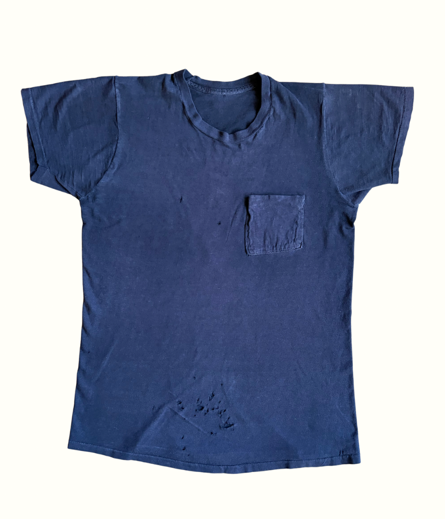 Black Pocket Tee