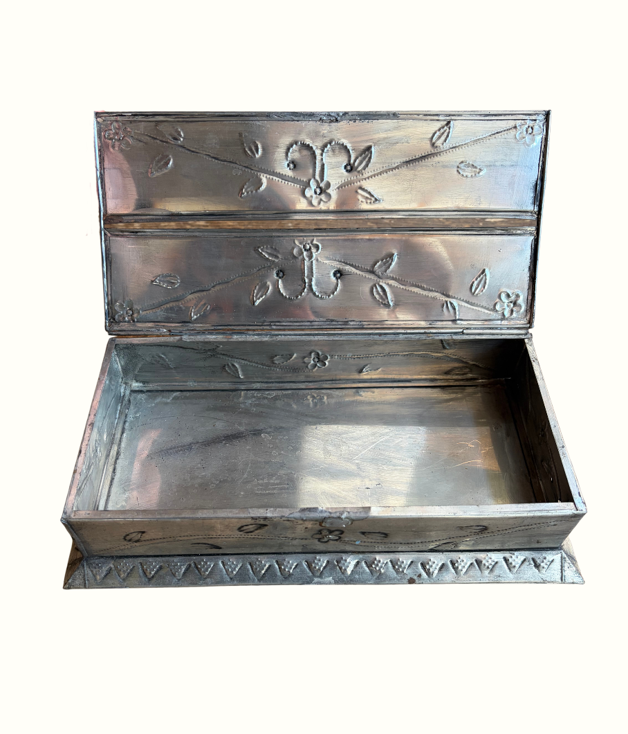 Mexican Punched Tin Box