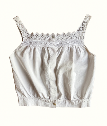 Edwardian Eyelet Corset Cover