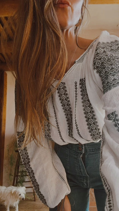 Antique Romanian Blouse