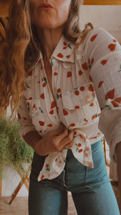 Indian Cotton Button Down